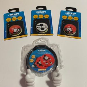 Mickey and friends phone holder & 3 grips